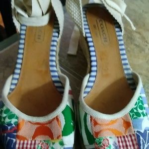 Coach Wedge Sandles